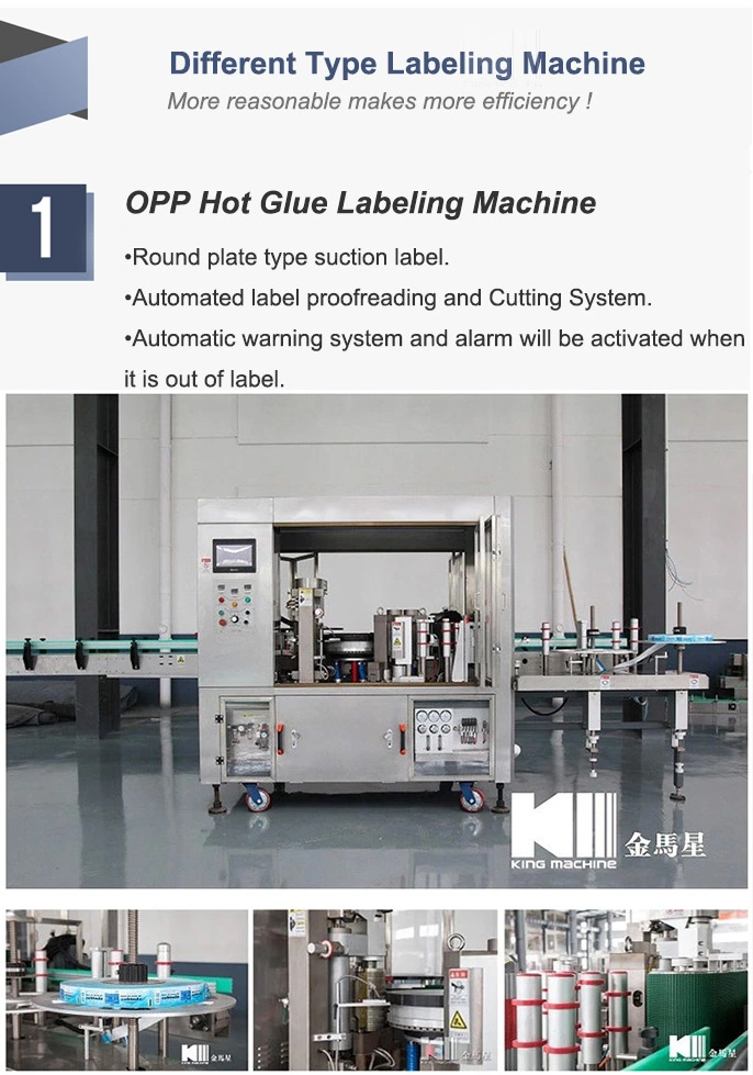 Bottle Wet Glue Labeling Machine (GL-08)