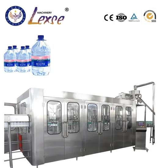Automatic Pet Glass Bottling Packing Plant Pure Drinking Mineral Water Filling Machine