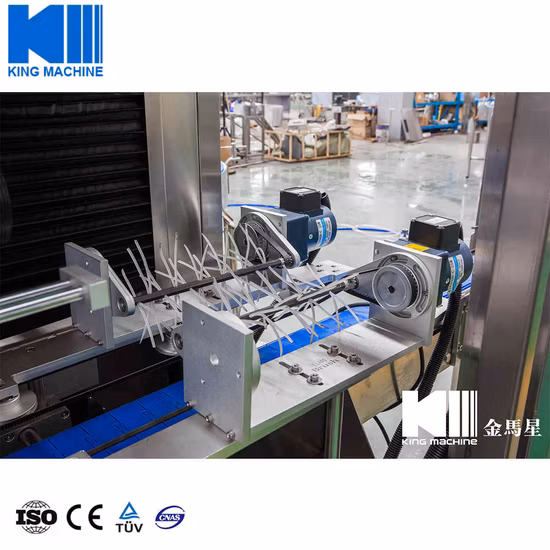 Automatic Liquid Water Juice Tea Beverage Wine Carbonated Soft Drink Honey Edible Oil Coffee Sauce Round Plastic Bottle PVC Label Sleeve Shrink Labeling Machine