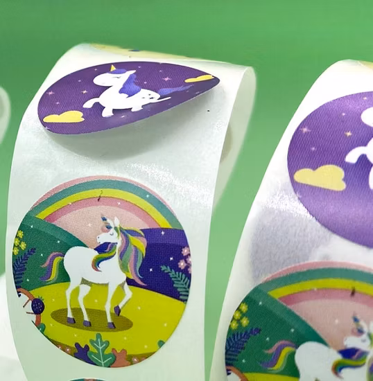 Custom Printed Cosmetic Logo Sticker Waterproof Self Adhesive Vinyl Roll Bottle Sticker Label