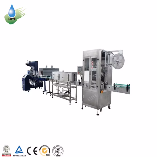12000bph Automatic Beverage Bottle Shrink Sleeve Labeling Machine with PVC Label