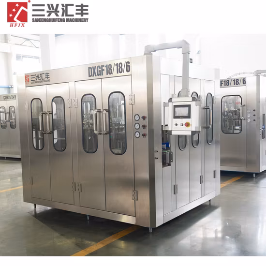 2000 to 20000bph High Speed Automatic 3 in 1 Carbonated Beverage Soda Mineral Water Pure Water Juice Tea Bottling Machine Poduction Line Drink Filling Machine